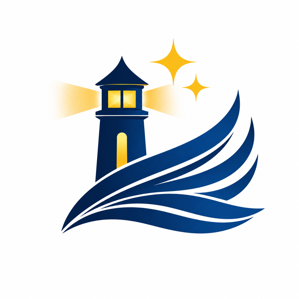Harbour Shine lighthouse logo